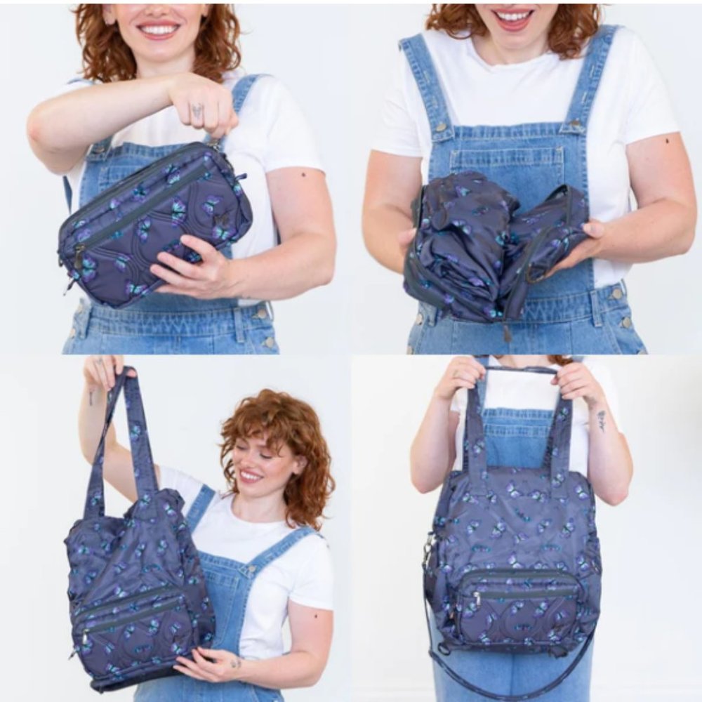 Brand New Lug Crescendo Convertible Shopper with Crossbody